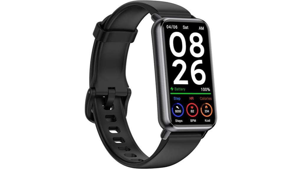 amoled fitness tracker waterproof