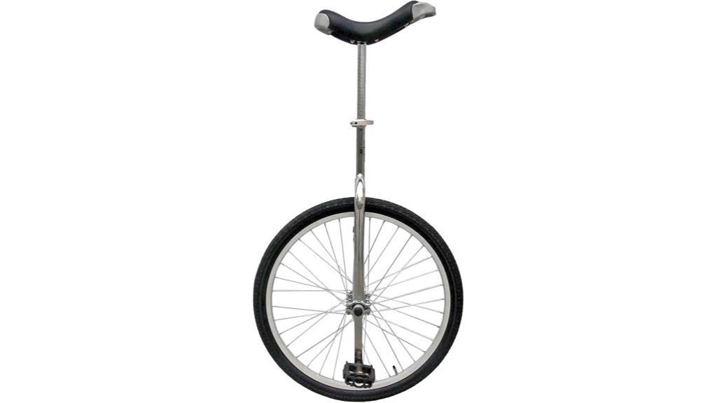 chrome 24 inch unicycle