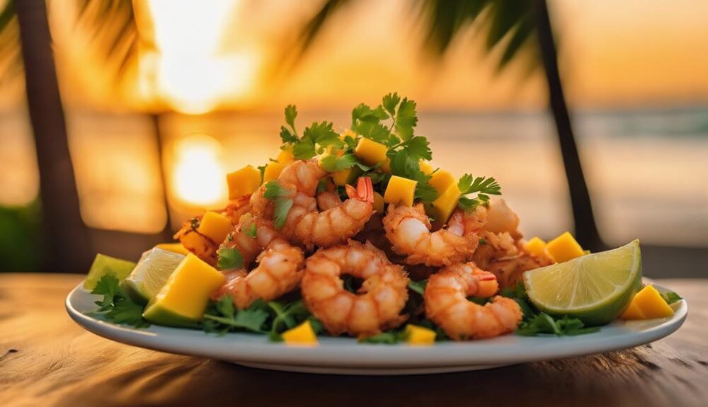 coconut shrimps dinner delight