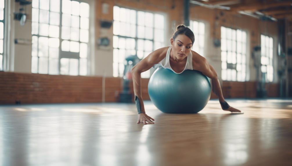 enhanced stability ball exercises