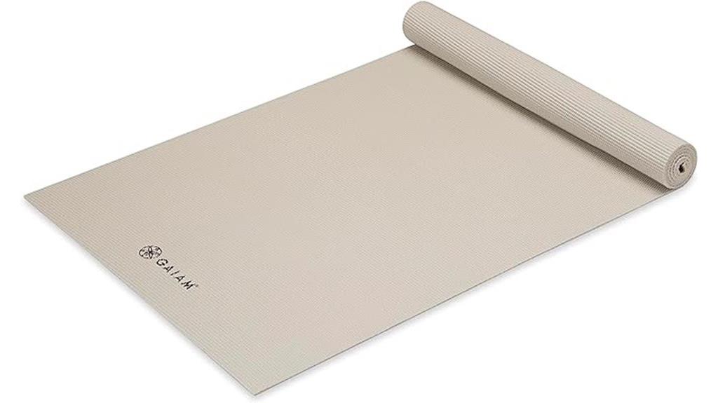 gaiam non slip yoga mat