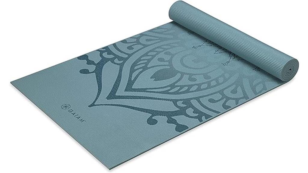 gaiam thick yoga mat