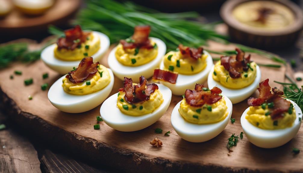 low carb egg appetizer