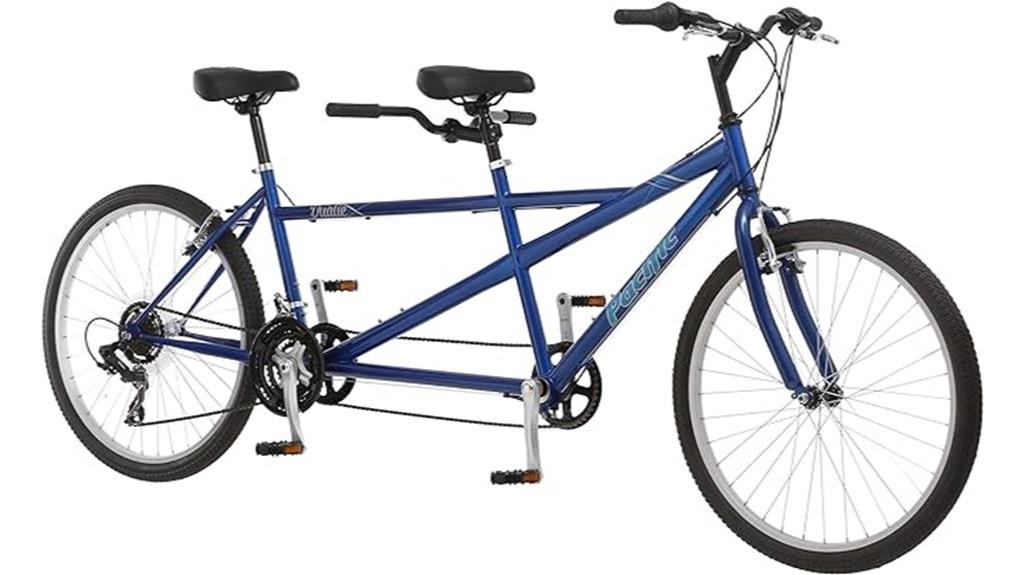 pacific dualie tandem cruiser bike