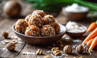 raw carrot cake powerballs