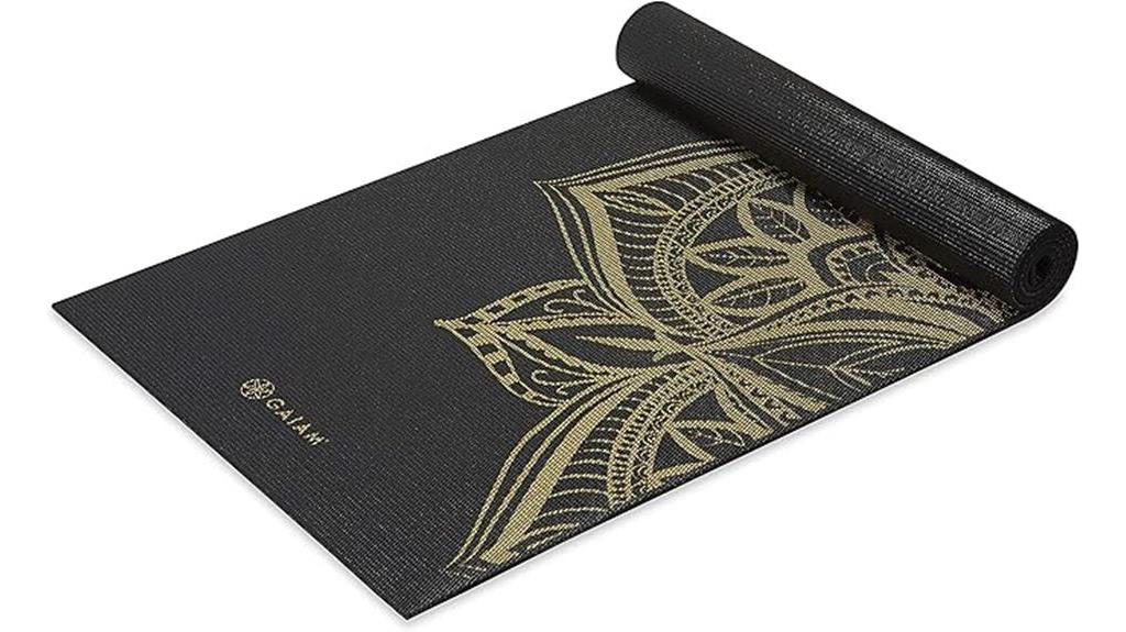 thick gaiam yoga mat