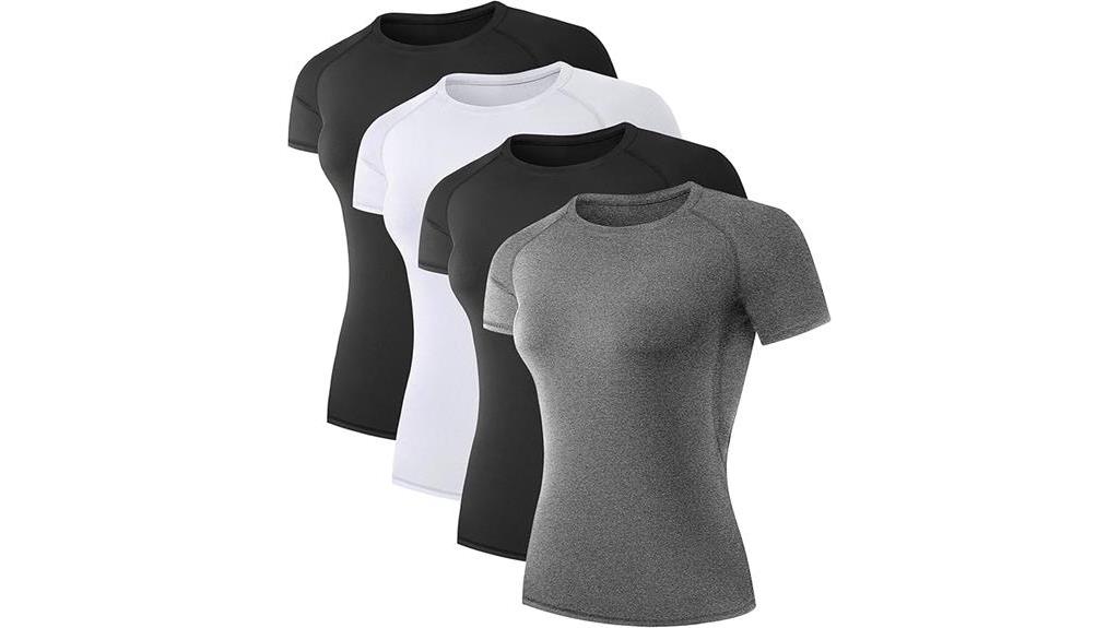 women s compression athletic t shirts