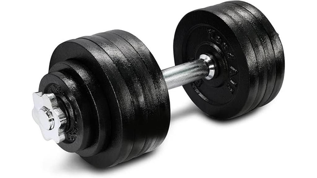 adjustable dumbbell weight set