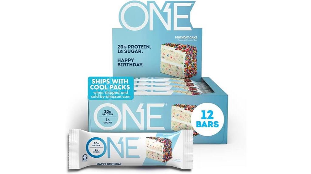 birthday cake protein bars