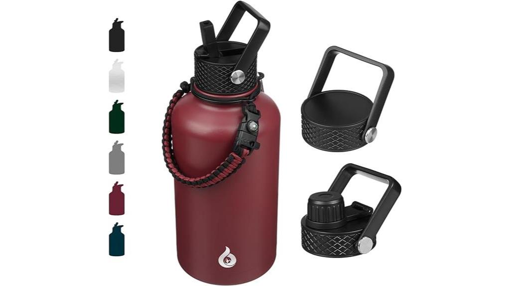 insulated 64oz water bottle