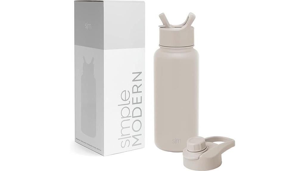 modern 32oz water bottle