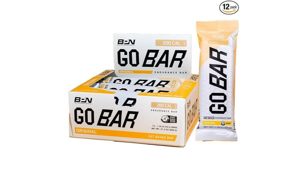 oat based endurance training bars