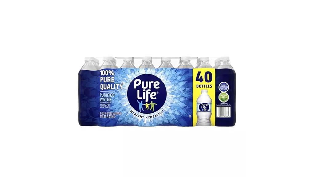 purified mineral water pack