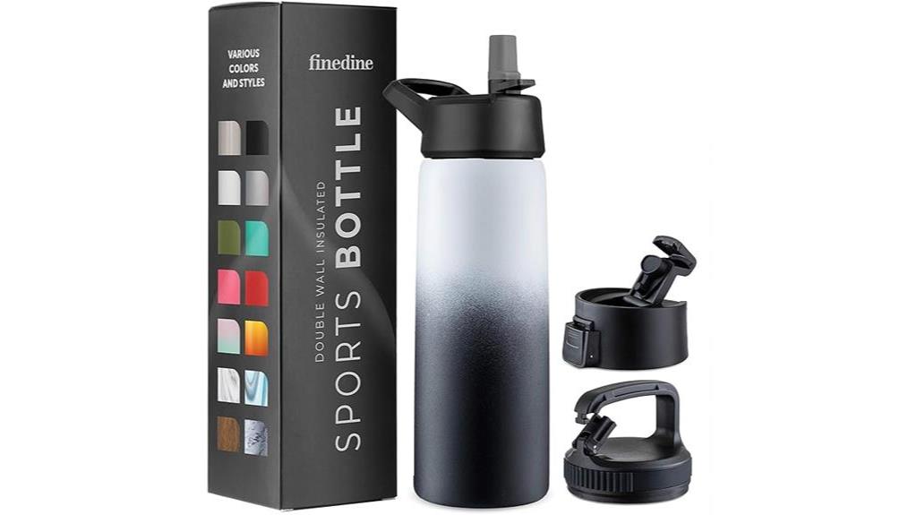 triple walled water bottle