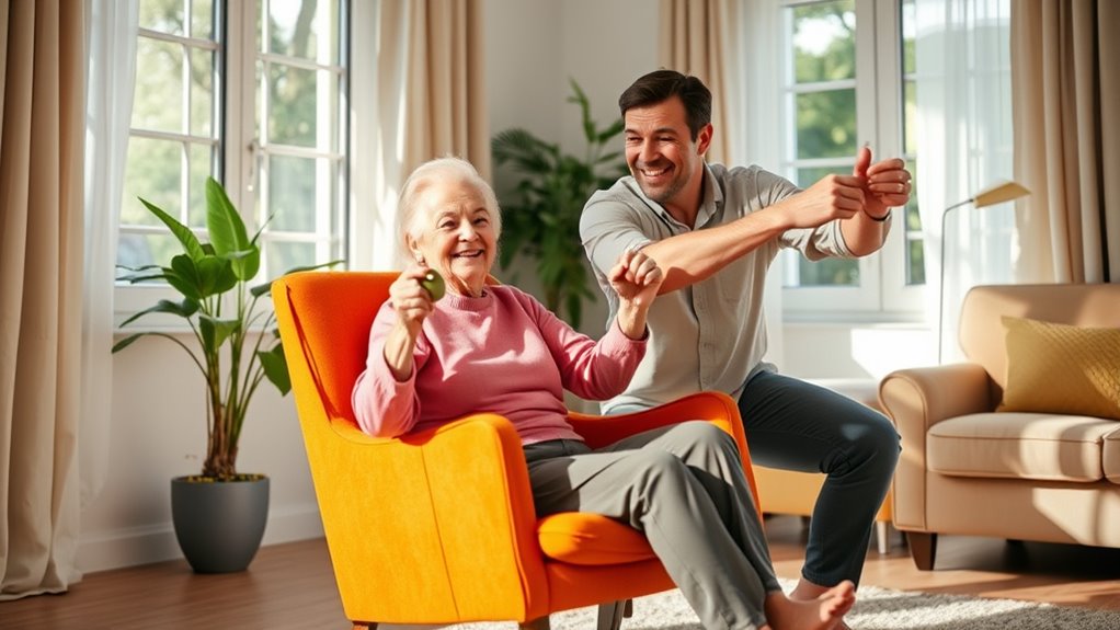 chair exercises daily routine