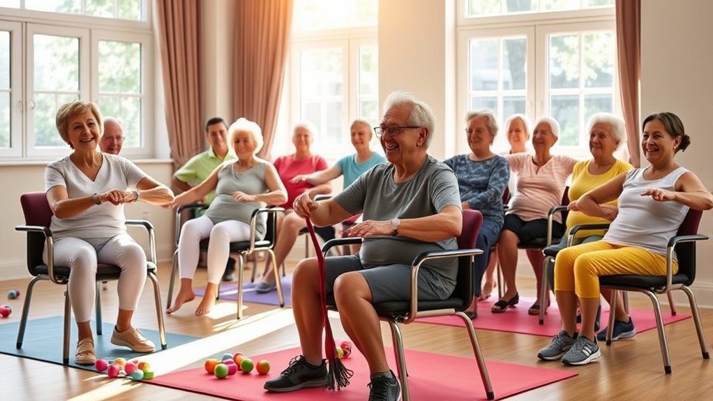 chair workouts enhance senior fitness
