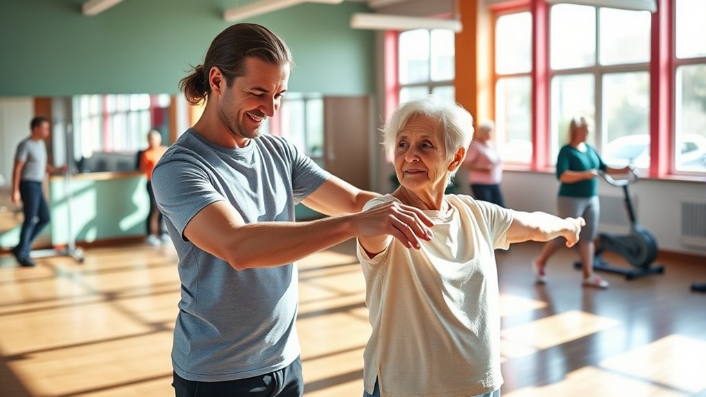 selecting senior fitness trainer