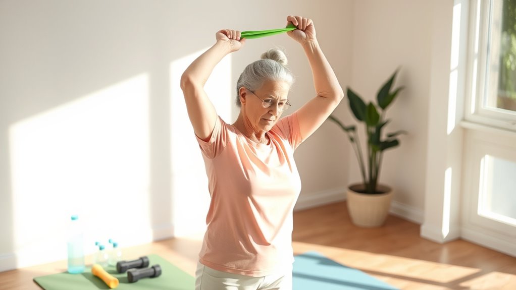 stretch band exercises seniors