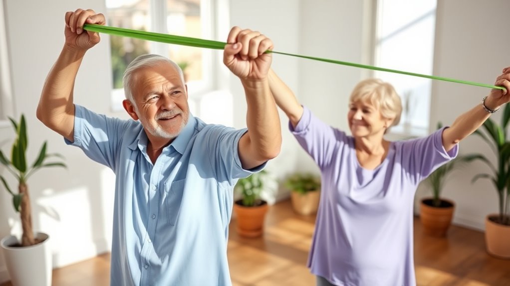 stretch band workouts for seniors
