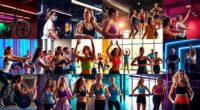 variety of engaging workouts