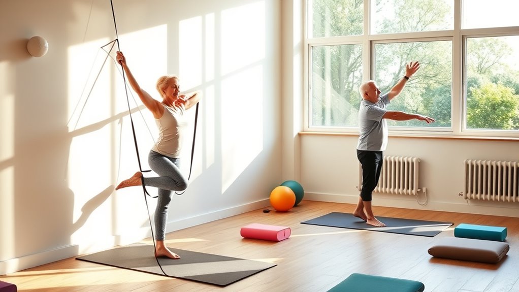 wall pilates for seniors