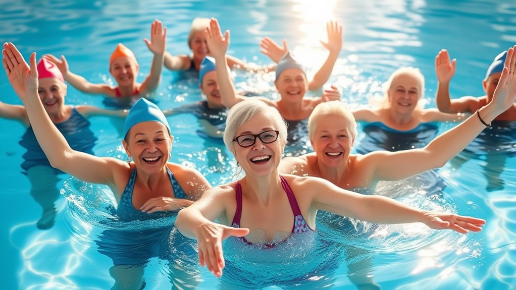 water aerobics community involvement