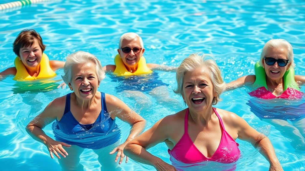 water aerobics enhance senior health