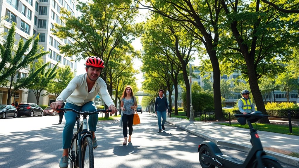 active commuting benefits environment