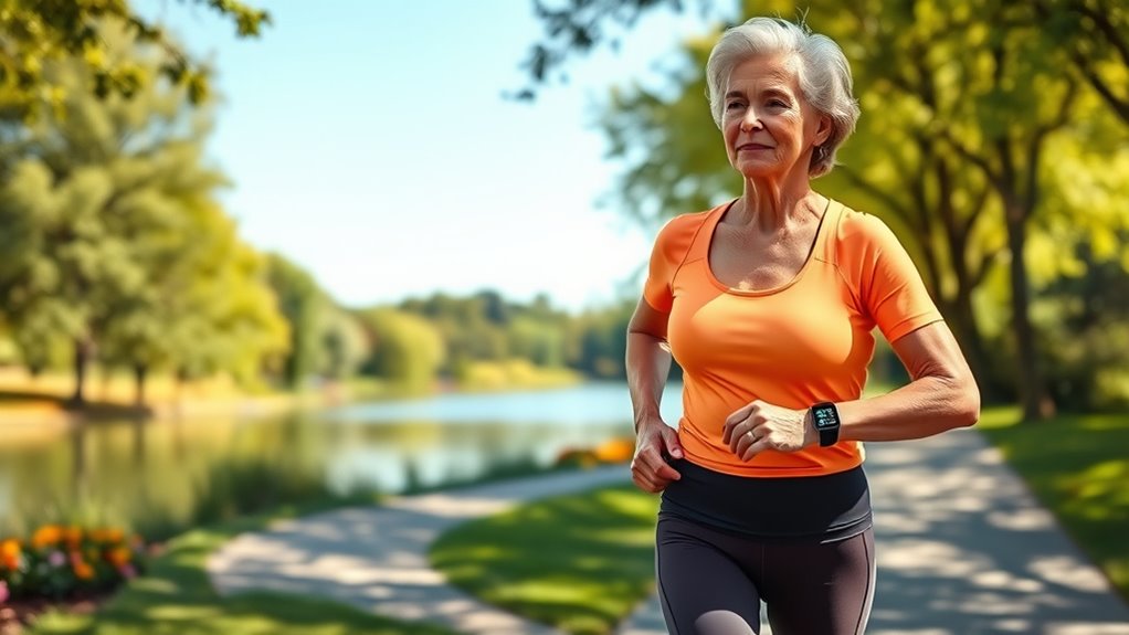 balanced senior exercise routine