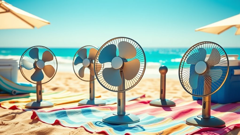 beach ready portable cooling