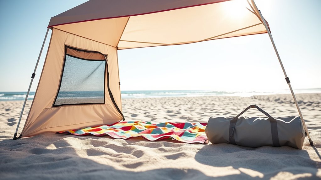 beach tent selection criteria