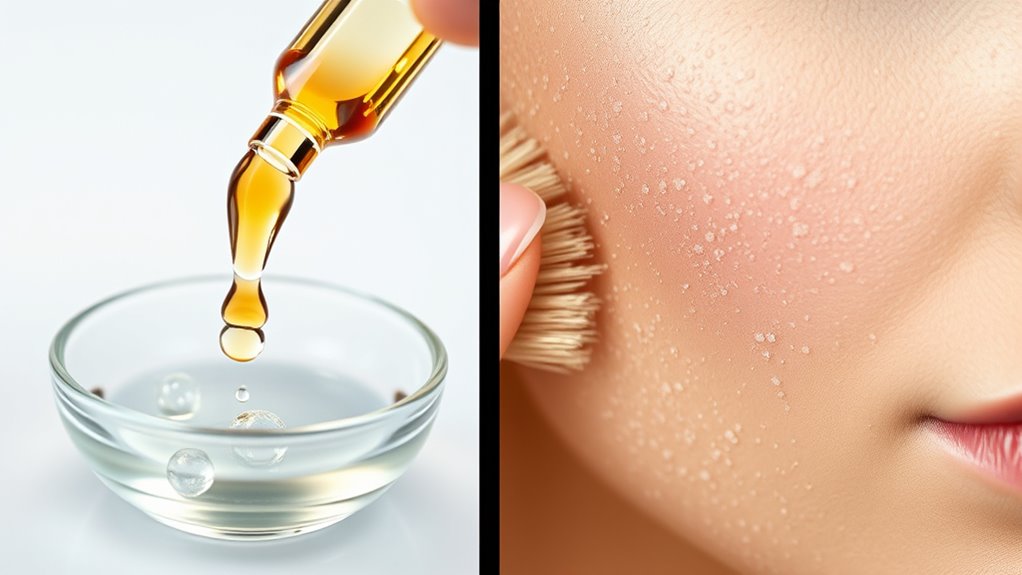 chemical exfoliation improves skin