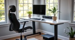 comfortable ergonomic workspace