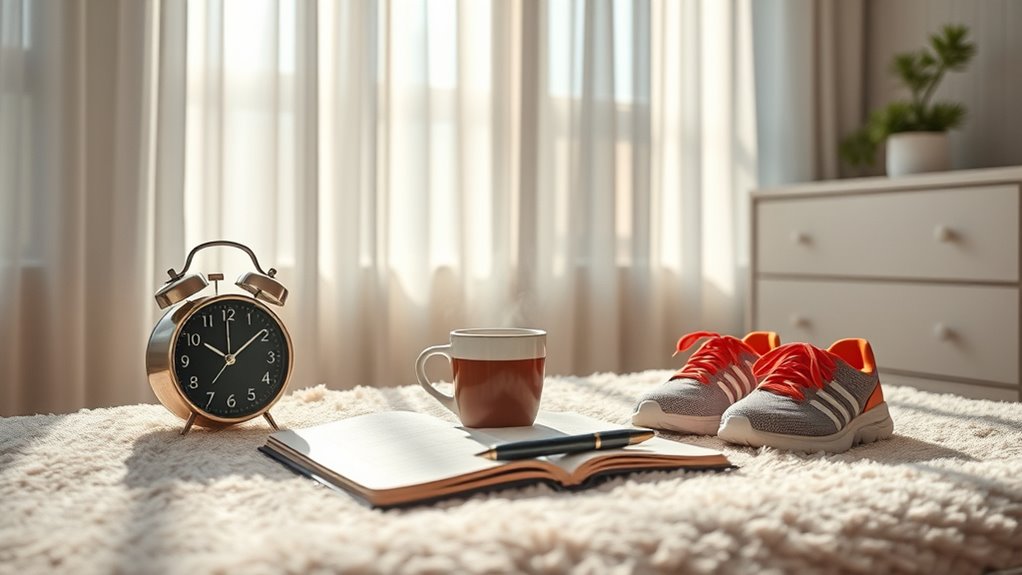 consistent morning routine planning