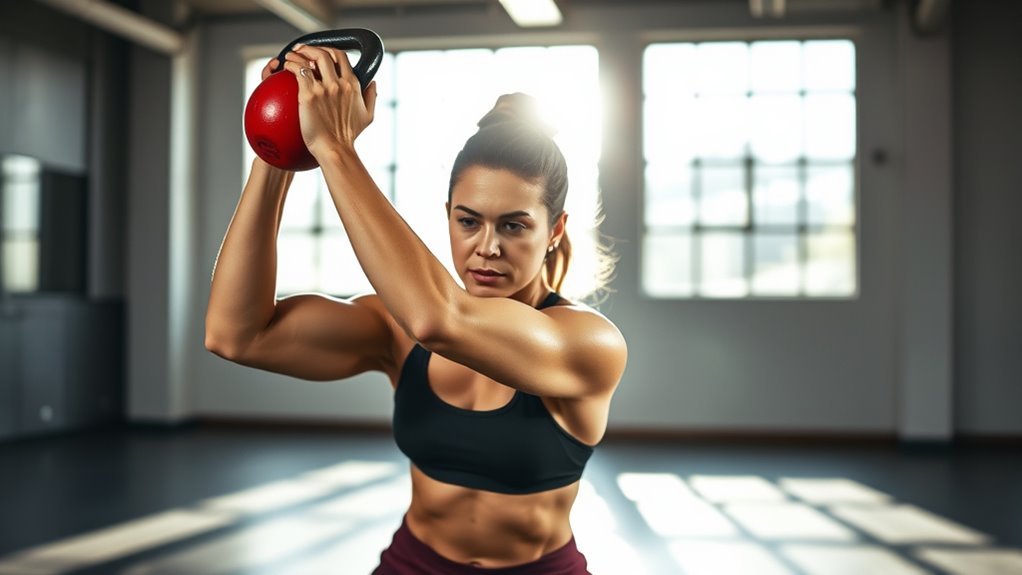 continuous kettlebell exercise flow