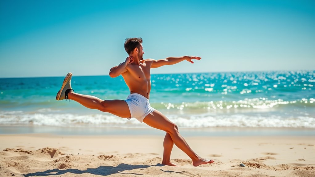 dynamic hip mobility warm up