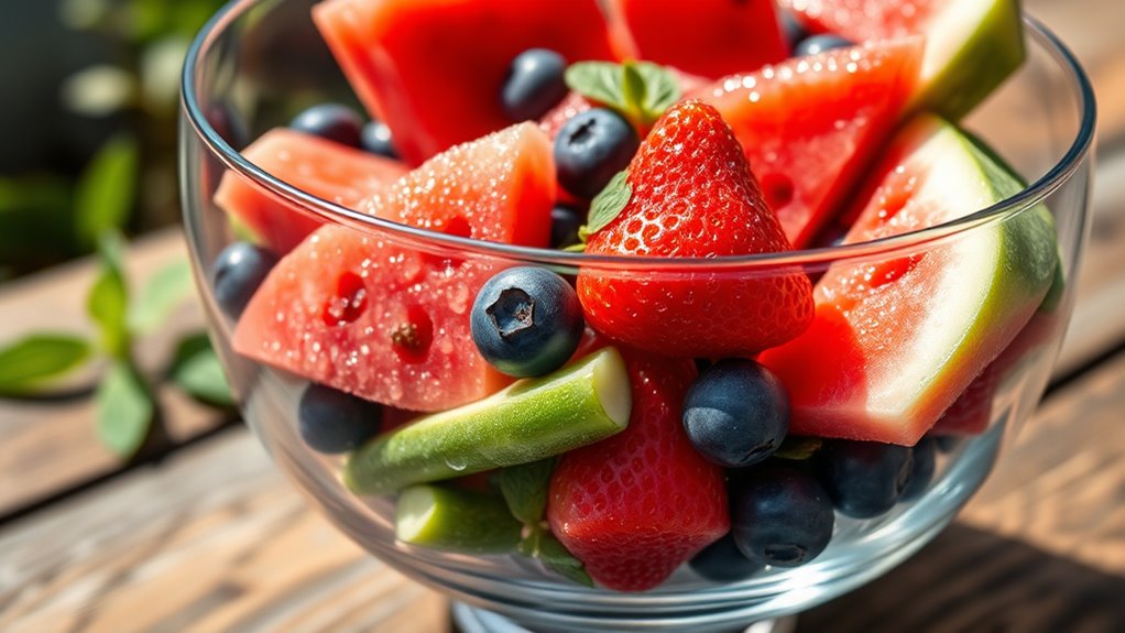 eat water rich hydrating foods
