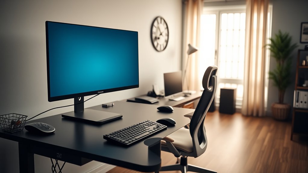 elevate monitor to eye level