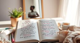 encouraging self love through journaling