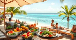 healthy eating on vacation