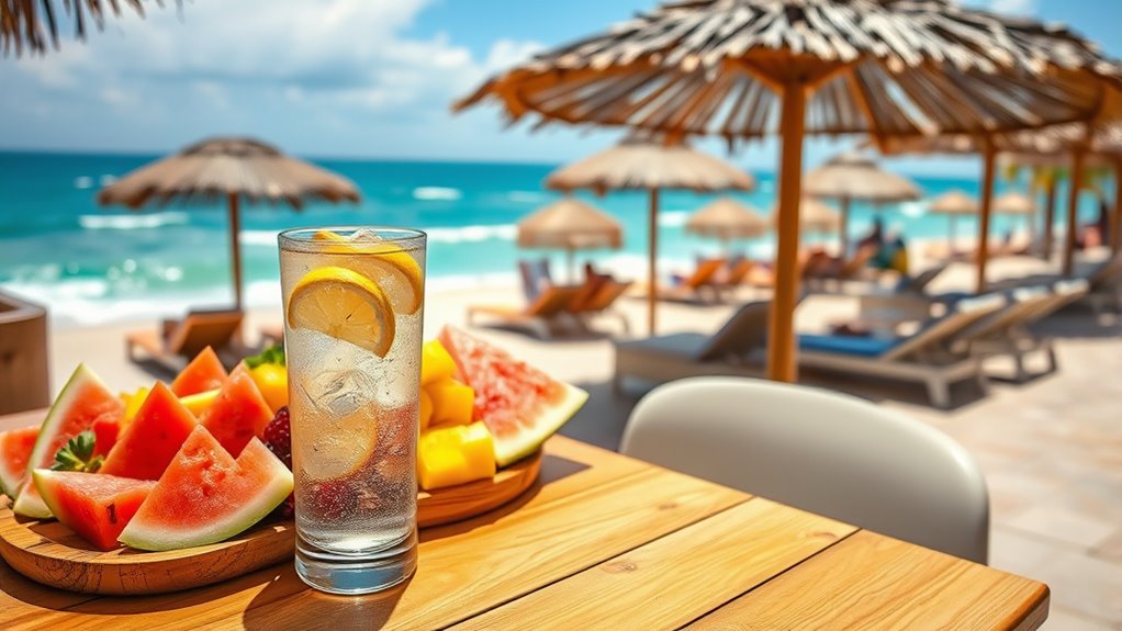 hydrate moderate alcohol consumption