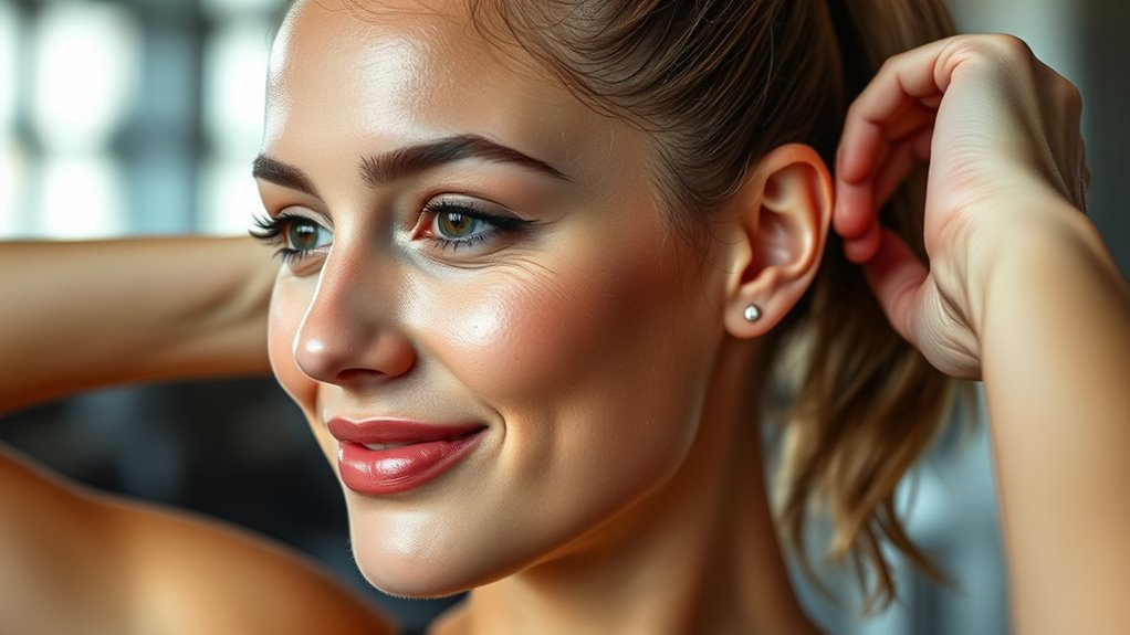 keep hair away from face