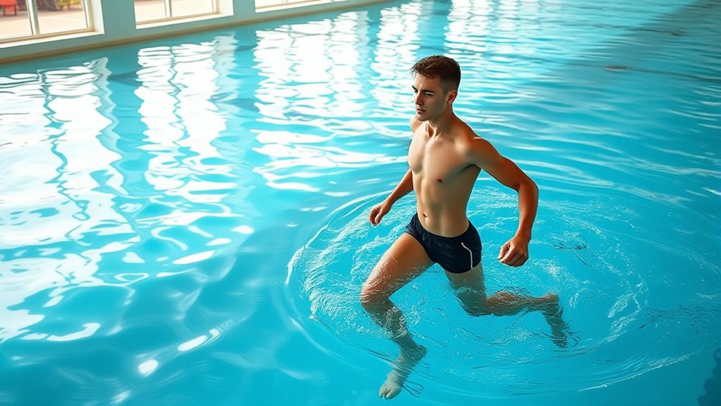 maintain proper water exercise