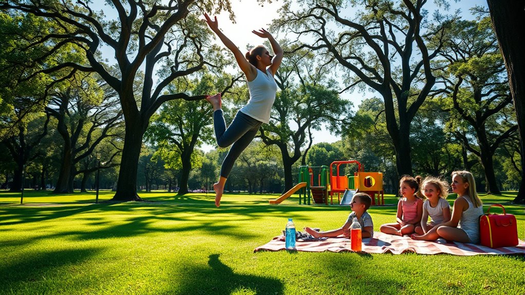 outdoor fitness activities boost well being