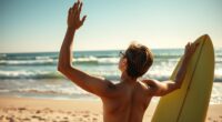 quick surf stretch routine