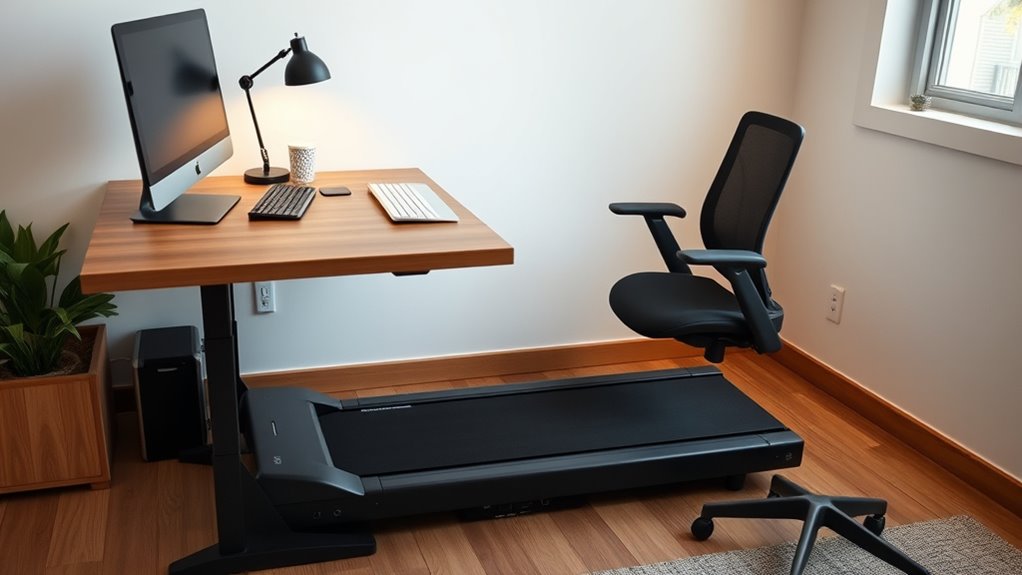 quiet under desk treadmill options