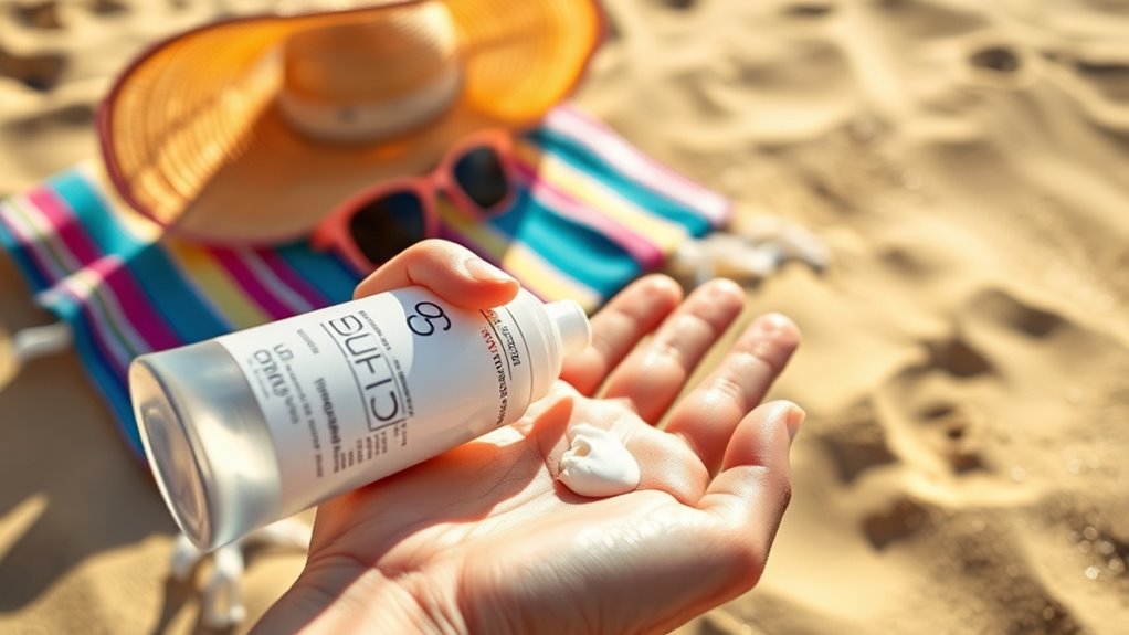 reapply sunscreen regularly