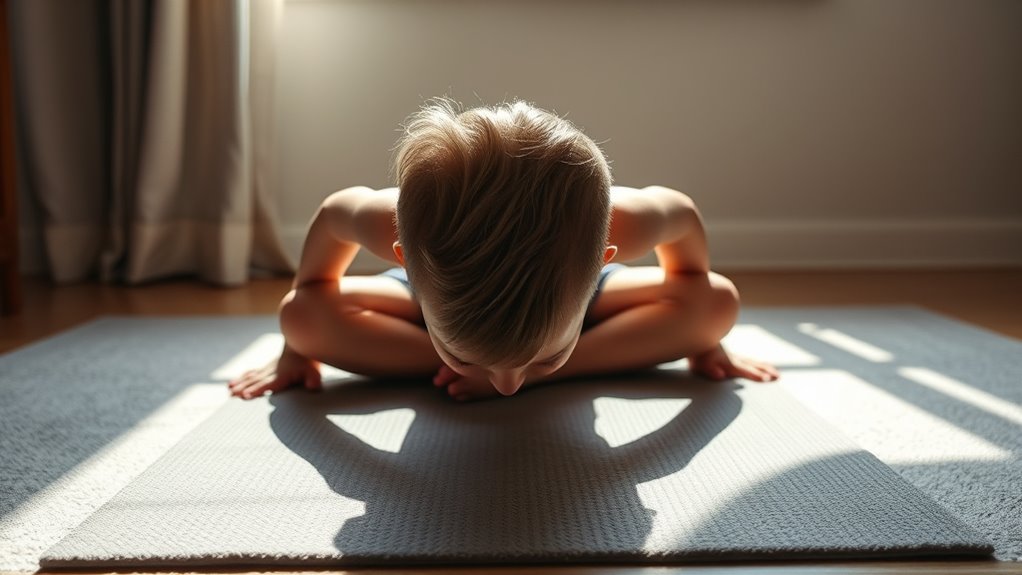 relaxing child s pose benefits