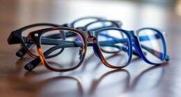 stylish blue light glasses