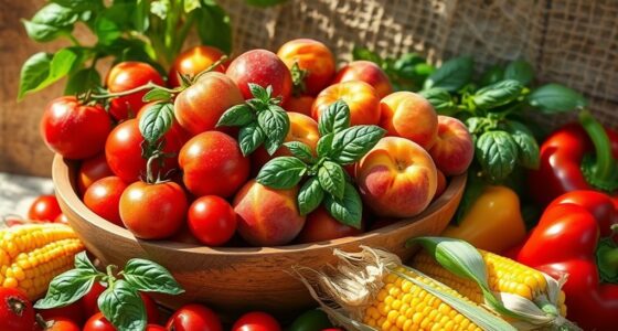summer s fresh fruit and vegetables
